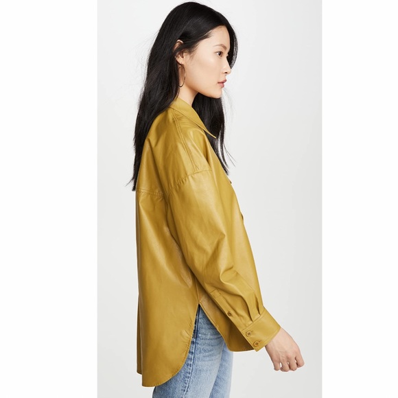 Faux Leather Shirt - Picture 6 of 13